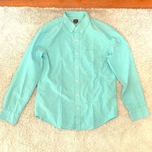 J. Crew Slim flex Oxford shirt - Emerald Sea